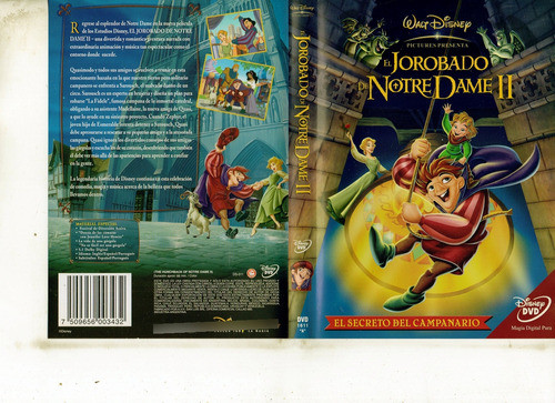 El Jorobado De Notre Dame 2 (2002) - Dvd Original - Mcbmi 0
