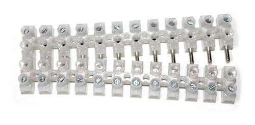 Bornera Eléctrica Union 6 Mm Enchufable Plastica 12 Bocas 0
