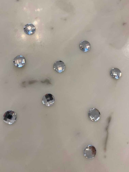 100 Gemas Termoadhesivas Transparentes Facetadas 0