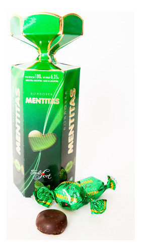 Bombonera Hexagonal Mentitas X 180gr. 0