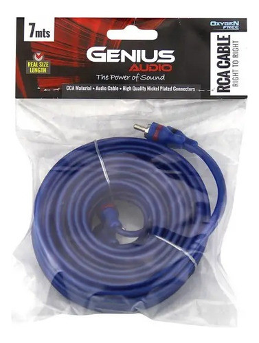 Cable Rca Genius Audio 7 Metros 0
