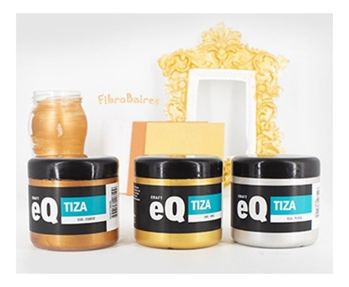 Pintura A La Tiza Metalizada Eq Arte 200cc 1