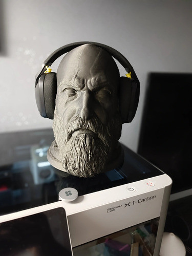 Kratos God Of War Suporte Para Fones Headset Headphone 1
