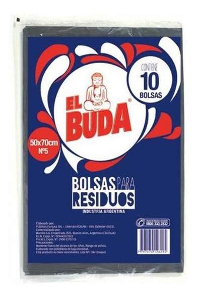 Pack X 10 Unid Bolsa  Resn*5 50x70 Cm El Buda Bolsas 0 Pack X 10 Unid Bolsa  Resn*5 50x70 Cm El Buda Bolsas 0