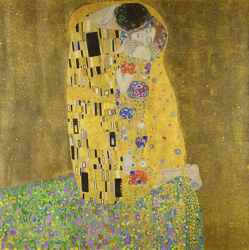 Lamina Fine Art El Beso Gustav Klimt 60x60 Myc 1