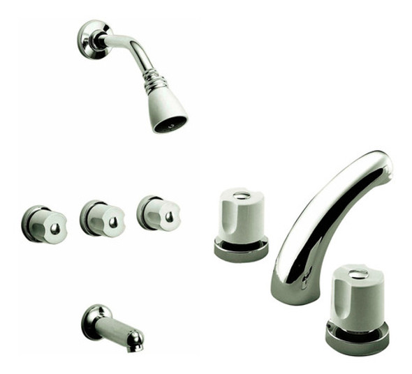 Griferia Lavatorio Ducha Peirano Laza Compresion P 0