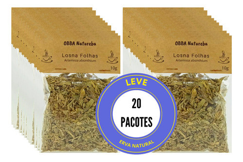 Kit 20chá De Losna 100% Pura Verdadeira Artemisia Absinthium 0