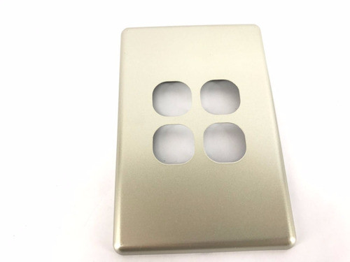 Tapa Tecnova Para 4 Modulos Color Champagne Sq34t-ch 0