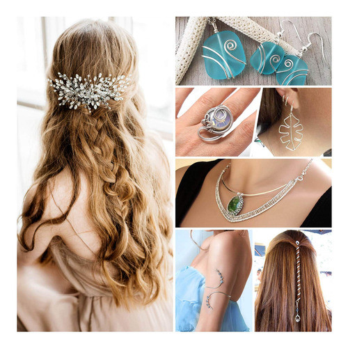 Alambre Aluminio X5mts Para Manualidades, Bijouterie, Etc. 1