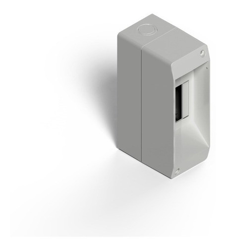 Caja Para Térmicas Genrod 2 Mod Sobreponer Gris Sin Tapa 0