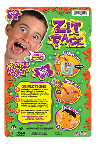 Juguete Zit Face Pimple - Cara Con Acné Explotable 1