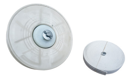 Polea Reductor Peso 1 X 3 Nylon Mancuso + 7 Metros Cinta 1