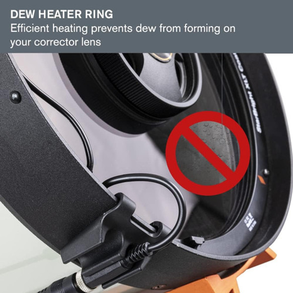 Celestron Dew Heater Ring Aluminum Dew Prevention Compatible 1