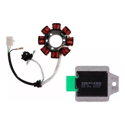 Solucion Carga Honda Titan 150 Regulador Estator Pietcard 0