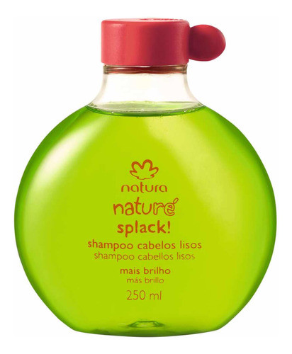 Shampoo Splack! Nature Para Niños Y Niñas Cabello Liso 250ml 0