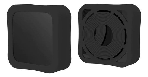 Kit Funda Silicona Negra Para Apple Tv Y Control 5ta Gen 1
