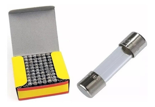 200 Peças - Fusível Vidro Pequeno 5x20 1a  Promoção 0