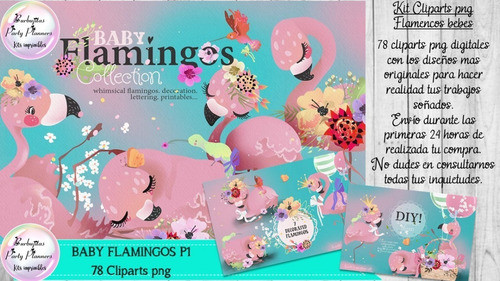 Cliparts Imagenes Png Flamencos Flamingos Bebes P1 1