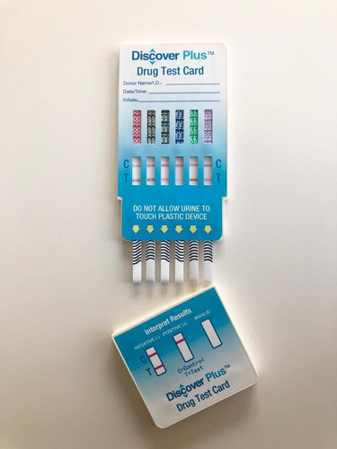 Test Individual Detector 6 Drogas Thc/coc/amp/opi/mamp/bzo 0
