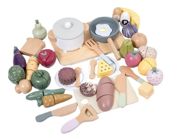 Juego Completo Cocina De Madera 0