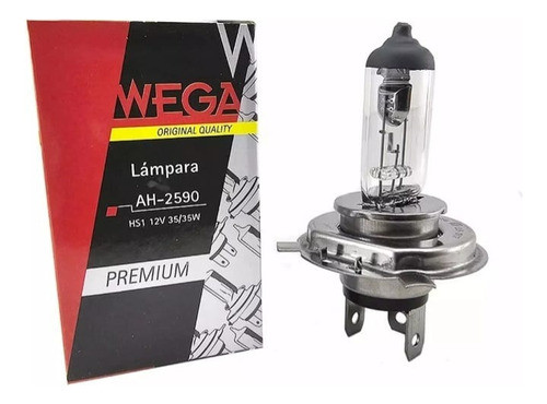 Lampara Wega  Para Moto Halógena H4  12v 35/35w Mm 0