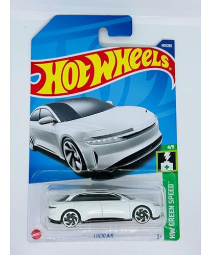Hot Wheels 2022 - Lucid Air - Blanco - Hw Green 0