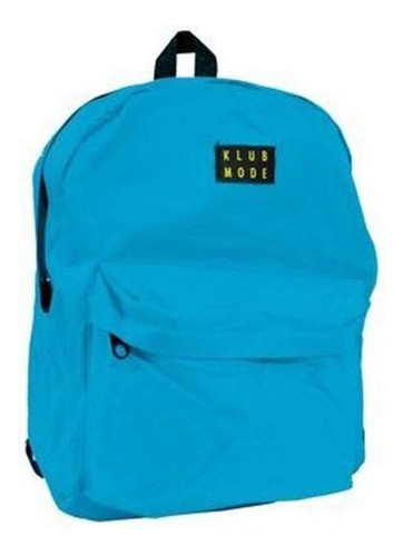 Mochila 17  Espalda Lisa Celeste Klub Mode - 31918 0