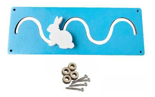 2 Montessori Busy Board Diy Acessórios Walking Slide Rail 0