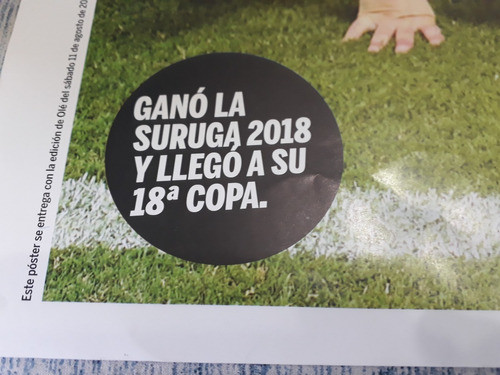 Poster Independiente Campeon Copa Suruga Bank 2018 Ole 1