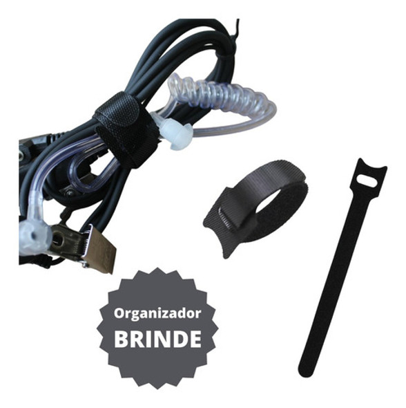 10 Fone Tubo Acustic Rádio Motorola Talk T200 T210 T460 T470 1