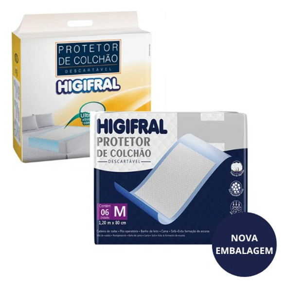 Higifral Protetor De Colchão Descartável Ultrafino M 6 Unid 1 Higifral Protetor De Colchão Descartável Ultrafino M 6 Unid 1