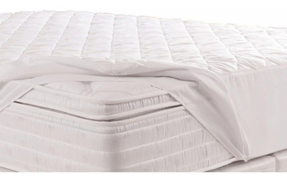 Protector De Colchón Impermeable Ajustable Matelasse Queen 0