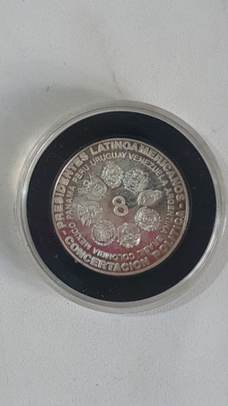 Moneda De Plata Uruguay 5.000 Pesos 1988 1
