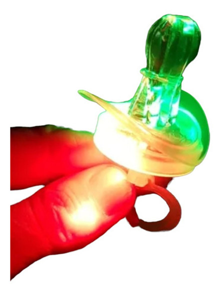 Colgante-collar Chupete Luminoso Con Luz Led- X 24 -carioca 0