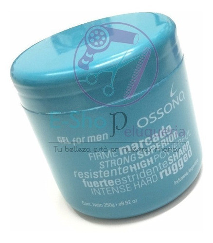 Gel For Men Ossono Powerfull Extra Fijacion Para El Pelo X10 1
