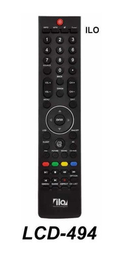 Control Remoto Lcd Led Smart Para Ilo Lcd-494 1
