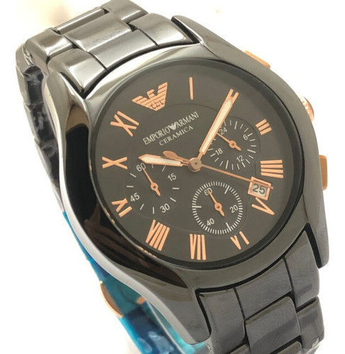 Reloj Armani Ceramica Mod Ar 1447 - Nuevo - Traido De Usa 0