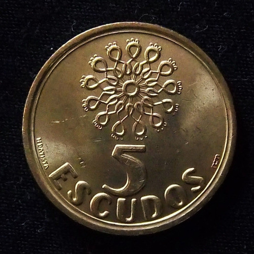 Portugal 5 Escudos 1992 Sin Circular Km 632 0