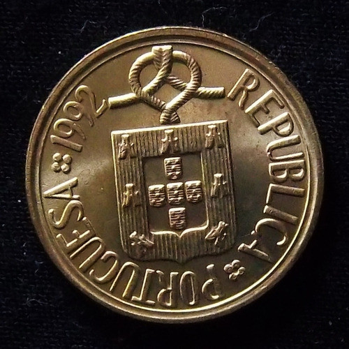 Portugal 5 Escudos 1992 Sin Circular Km 632 1