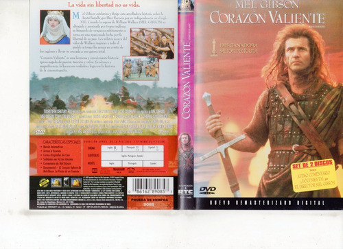 Corazón Valiente (1995) (2 Dvd) - Dvd Original - Mcbmi 0
