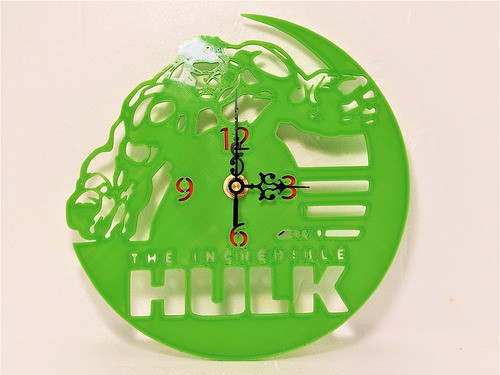 Reloj De Pared El Increíble Hulk !! Oferta Increible !!!! 0
