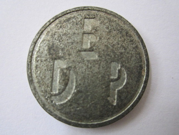 Ficha Antiga Metal D E P 0