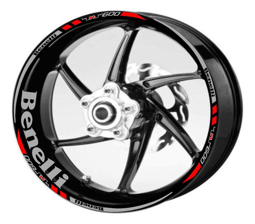 Calcomanias Adhesivos Llantas Benelli Tnt 1