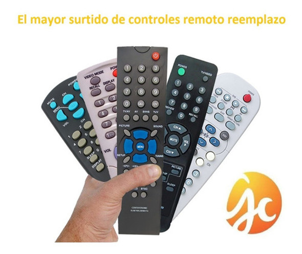 Control Remoto Lcd Bgh Noblex Philco Hisense Telefunken 1