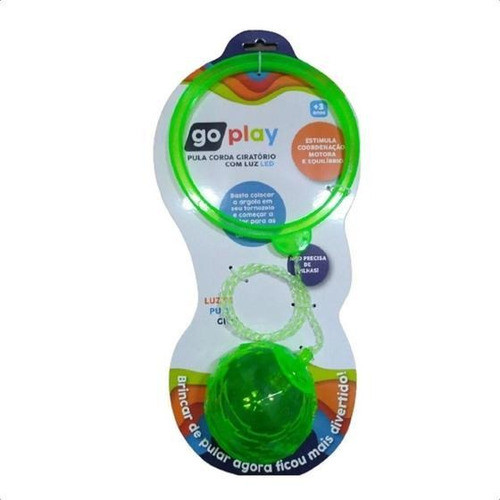 Pula Corda Giratoria - Go Play Spin Balls - Com Luz Led Verd 0