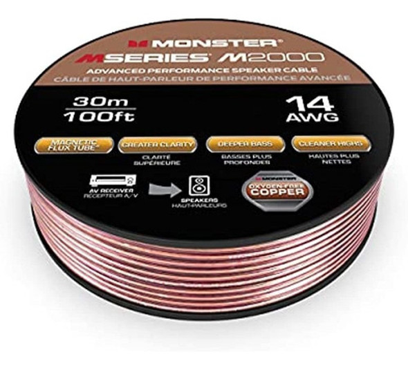 Monster Compact High Performance Xp Speaker Wire Cable Spool 0 Monster Compact High Performance Xp Speaker Wire Cable Spool 0
