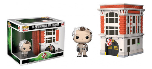 Funko Pop Ghostbusters Dr. Peter Venkman With Firehouse 0
