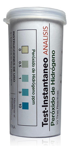 Tiras Analisis Proxido De Hidrogeno 10ppm - 10u. 0