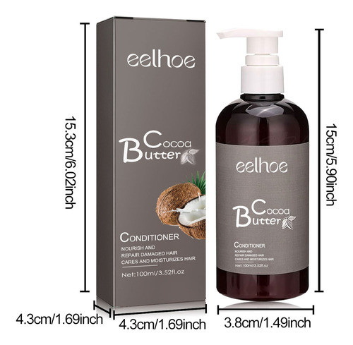 Dd Shampoo E Condicionador De Cabelo De Manteiga De Cacau 0