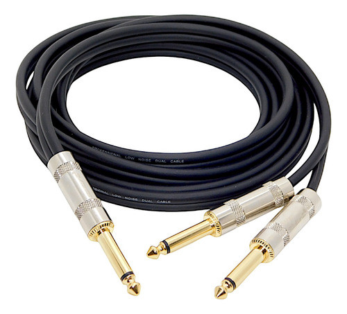 Cable Adaptador Ts A Dos Ts Gold  Low Noise Profesional Hamc 1